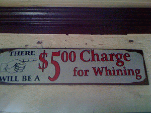 No Whining Allowed, From ImagesAttr