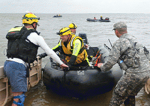 Texas Army National Guard responds to flooding across the state.