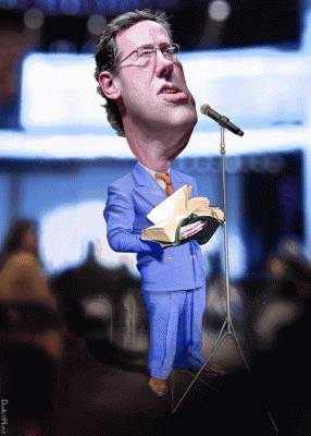 Rick Santorum caricature, From ImagesAttr