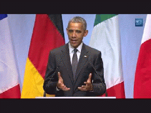 Barack Obama comments at G7, From ImagesAttr