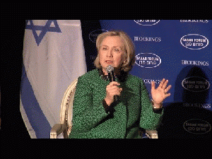 Saban Forum -- A Conversation with Hillary Clinton about support for Israel