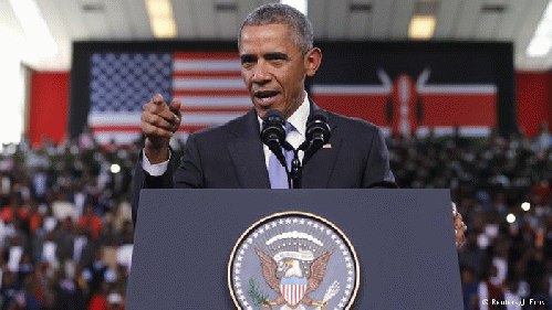 Obama Finger Pointing At Africans, From ImagesAttr