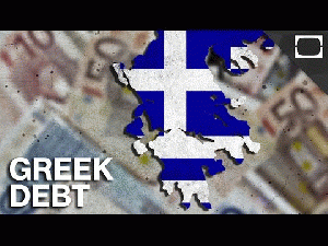 With a broken economy, Greece is in trouble., From ImagesAttr