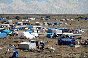 Syrian refugees' camp in Cappadocia, Turkey