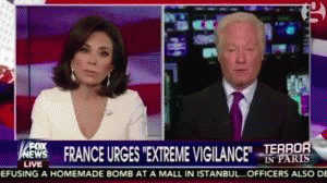 Steve Emerson is interviewed by Jeanine Pirro on Fox News where he claimed that Muslims have terrorized non-Muslims into staying out of Birmingham, Great Britain's second-largest city.