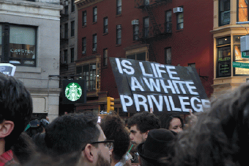 New Yorkers protest the death of Freddie Gray in Baltimore in a show of solidarity at Union Square in April., From ImagesAttr