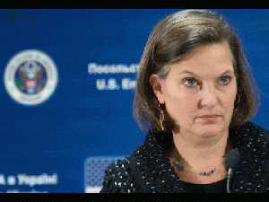 Victoria Nuland arrives to Kiev to remind Poroshenko who is in charge in Ukraine Viktoria Nuland arrived to Ukraine to remind the President who the master is, to check what the situation is, and to know how Poroshenko will threat Right Sector ..., From ImagesAttr