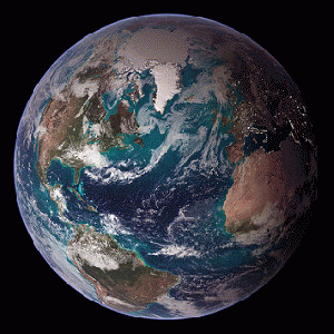 NASA Blue Marble 2007 West