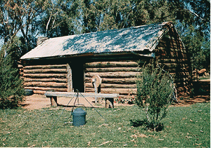 0177-5 Log cabin, Pioneer settlement, Swan Hill