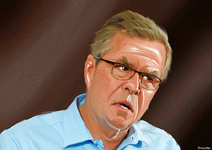 Jeb Bush - Painting, From ImagesAttr