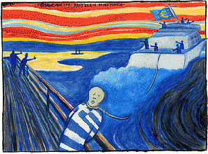 Steve Bell on the Greece bailout