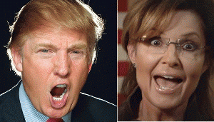 Donald Trump and Sarah Palin