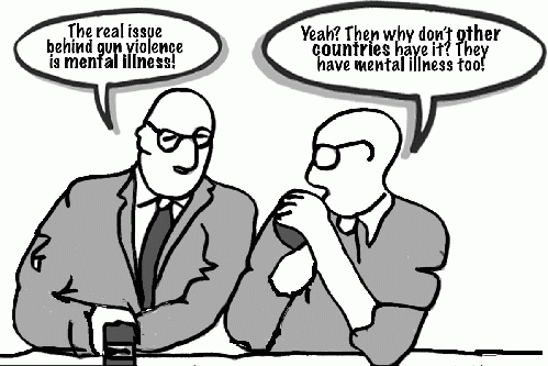 It is not the mental illness it is the guns, From ImagesAttr