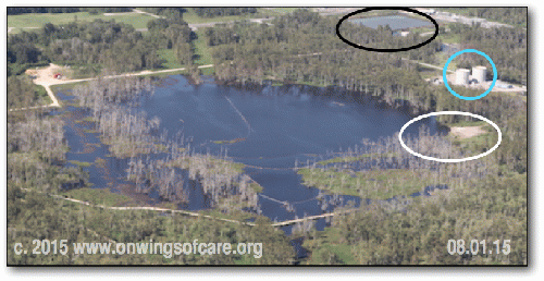 Bayou Corne Sinkhole flyover, Aug. 1, 2015, On Wings of Care