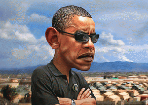 Barack Obama - Caricature, From ImagesAttr
