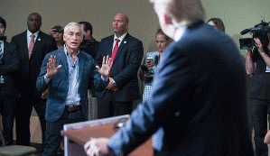 Jorge Ramos questioning Donald Trump