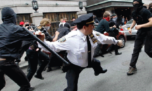 NY's 'Finest' bust up a legal protest during Occupy Wall Street (