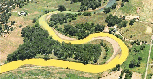 The Animas River in Colorado turned orange with toxins after a spill sent a million gallons of mine waste into a waterway last week.