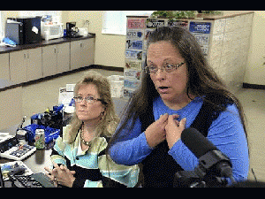 Gay Marriage Threatens Sanctity Of Clerk's Four Marriages