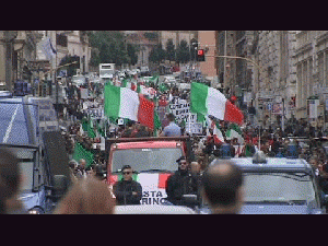 Anti-immigration protests in Rome Demonstrators gathered in Rome on Saturday morning to protest against Mayor Ignazio Marino. Around 1000 took to the streets to protest against his policies, ...
