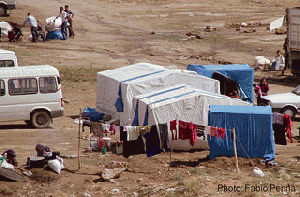 Syrian refugees' camp