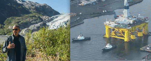President speaks in AK as Shell sends drill rig to arctic with WH blessing (, From ImagesAttr