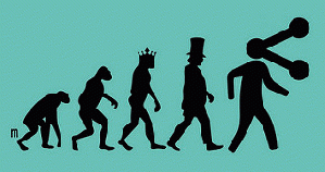 Evolution, Continued:  The Rise of Post-Capitalism Man (& Woman), From ImagesAttr