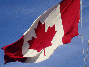 The Canadian flag flies proudly as Canada is prepping itself for a big federal election on Oct. 19., From ImagesAttr