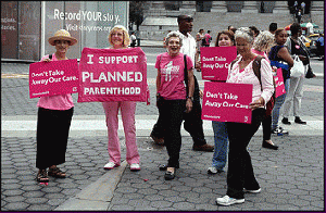 Pink out for Planned Parenthood, From FlickrPhotos