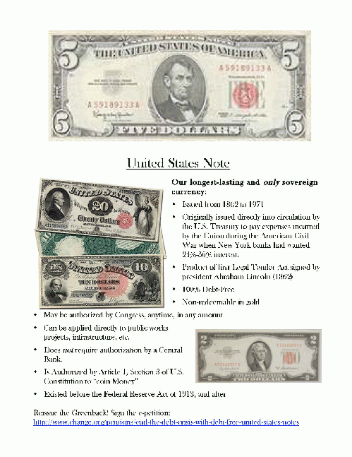 Short history of the U.S. Note, From ImagesAttr