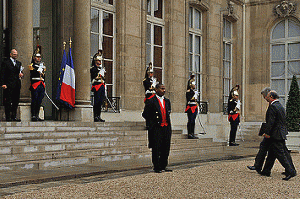 Elysee Palace courtyard entrance