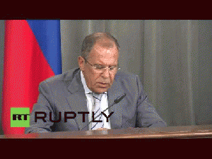 Russia: Lavrov slams 'propaganda-driven' UN Security Council resolutions Russian Foreign Minister Sergei Lavrov criticised members of the UN Security Council (UNSC) during a joint press conference with Saudi Arabian Foreign ..., From ImagesAttr