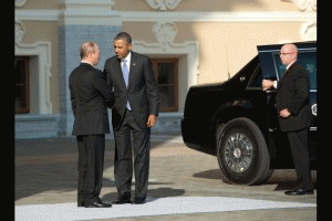 Amid the crisis over Syria, President Vladimir Putin of Russia welcomed President Barack Obama to the G20 Summit at Konstantinovsky Palace in Saint Petersburg, Russia, Sept. 5, 2013. Amid the crisis over Syria, President Vladimir Putin of Russia welcomed President Barack Obama to the G20 Summit at Konstantinovsky Palace in Saint Petersburg, Russia, Sept. 5, 2013.