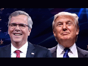 Donald Trump vs Jeb Bush, From ImagesAttr