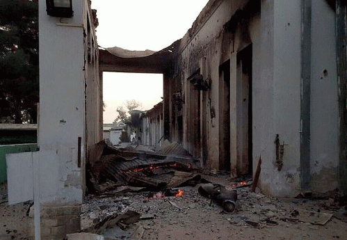 Kunduz hospital destroyed by deliberate American attack that killed 22 (, From ImagesAttr