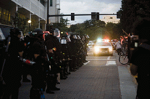 SWAT Team Lines Up