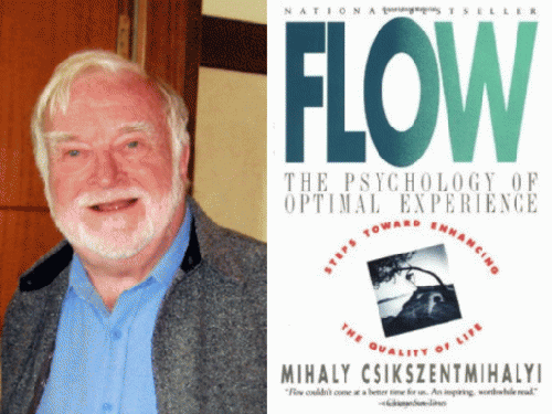 Mihaly Csikszentmihalyi and his book, Flow, From Images