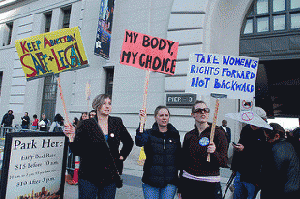 Abortion rights activism