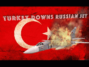 Turkey Shoots Down Russian SU-24 Fighter Jet, From YouTubeVideos