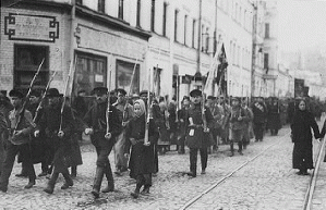 Russian Revolution: Bolsheviks in Moscow. Red Guard. Guardia Roja * revolucion sovietica * bolcheviques * milicia * miliciana *, From FlickrPhotos