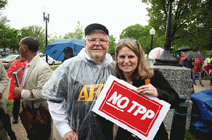 Rally To Oppose the Trans Pacific Partnership Trade Deal, From FlickrPhotos