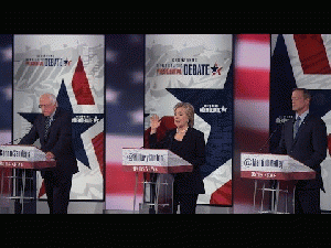 Clinton, Sanders, O'Malley