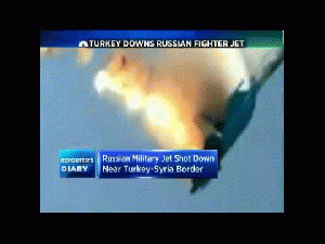 Turkey Downs Russian Fighter Jet Turkey has reportedly admitted to shooting down a Russia-made military jet on the Syrian border. Turkey claims that the jet violated its airspace and was warned ..., From YouTubeVideos