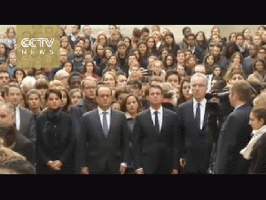 Minute's silence observed in France, From YouTubeVideos