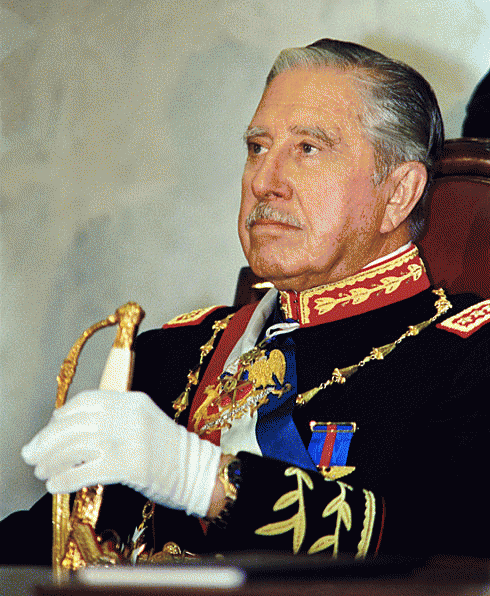 Chile's dictator Pinochet: During his reign something of a personality cult emerged, which persists to this day among various sectors of the population, including the ruling class, lower middle class, and former members of the state security and military 