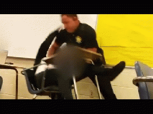 Outrage After Video Surfaces of Officer Dragging Teen Student from Desk, From ArchivedPhotos