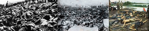 Piled up bodies: WWI, WWII, and the Vietnam War, From ImagesAttr