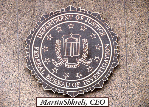 Martin Shkreli, CEO, FBI