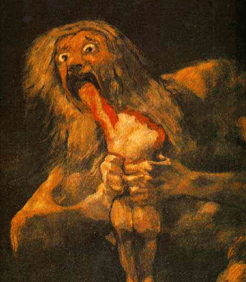 Saturn Eating His Son - Goya, From ImagesAttr