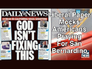New York Daily News cover mocked Americans praying for the tragedy., From YouTubeVideos